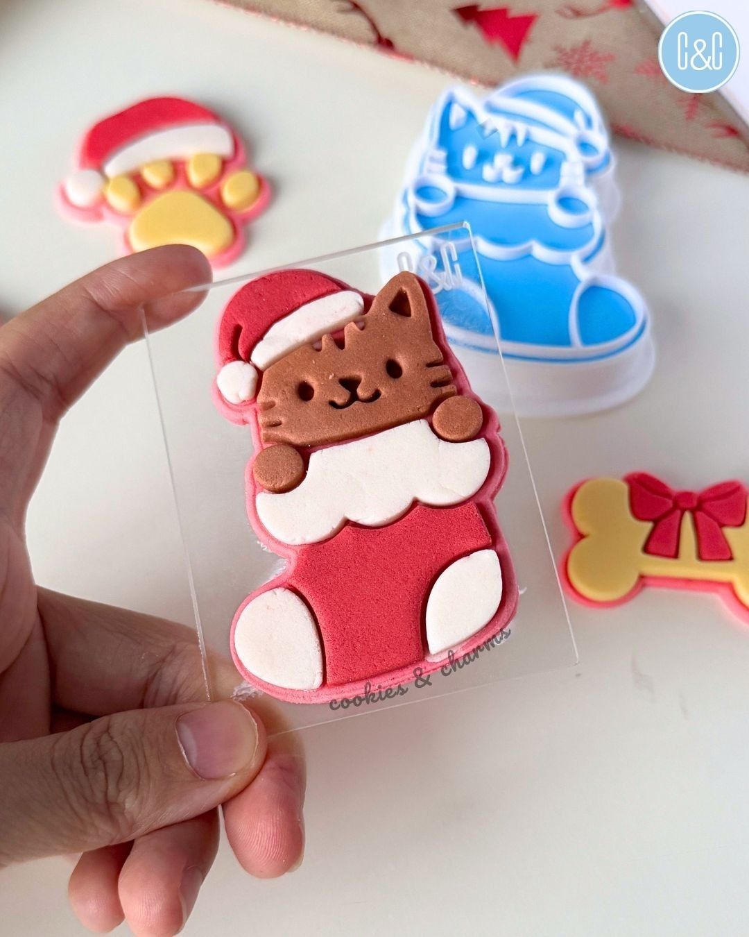 stocking cat cutter embosser