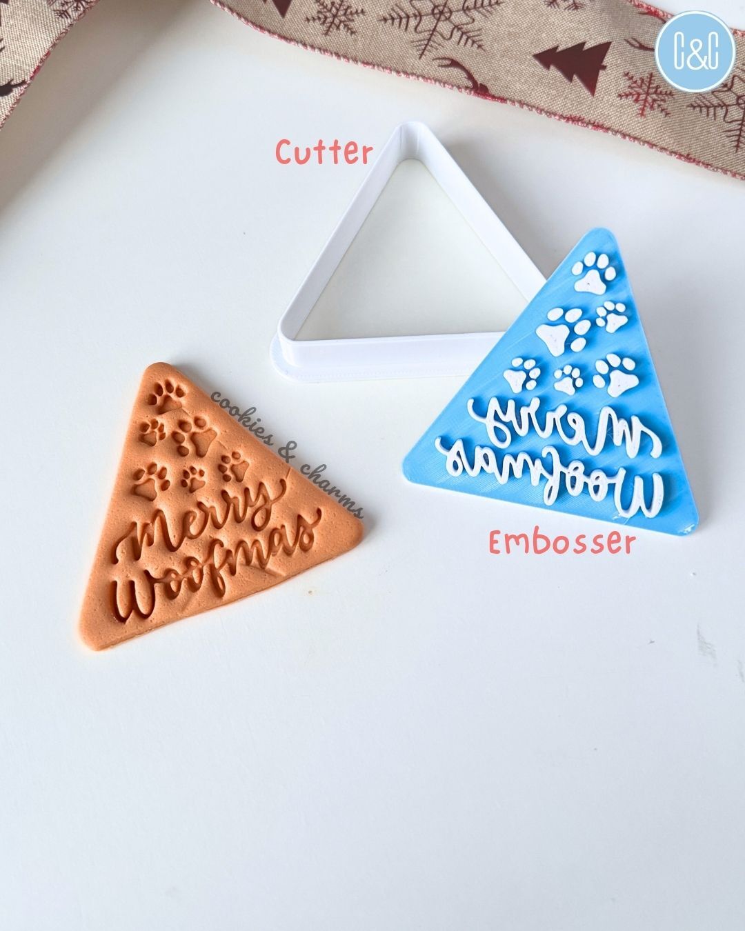 merry woofmas cutter embosser
