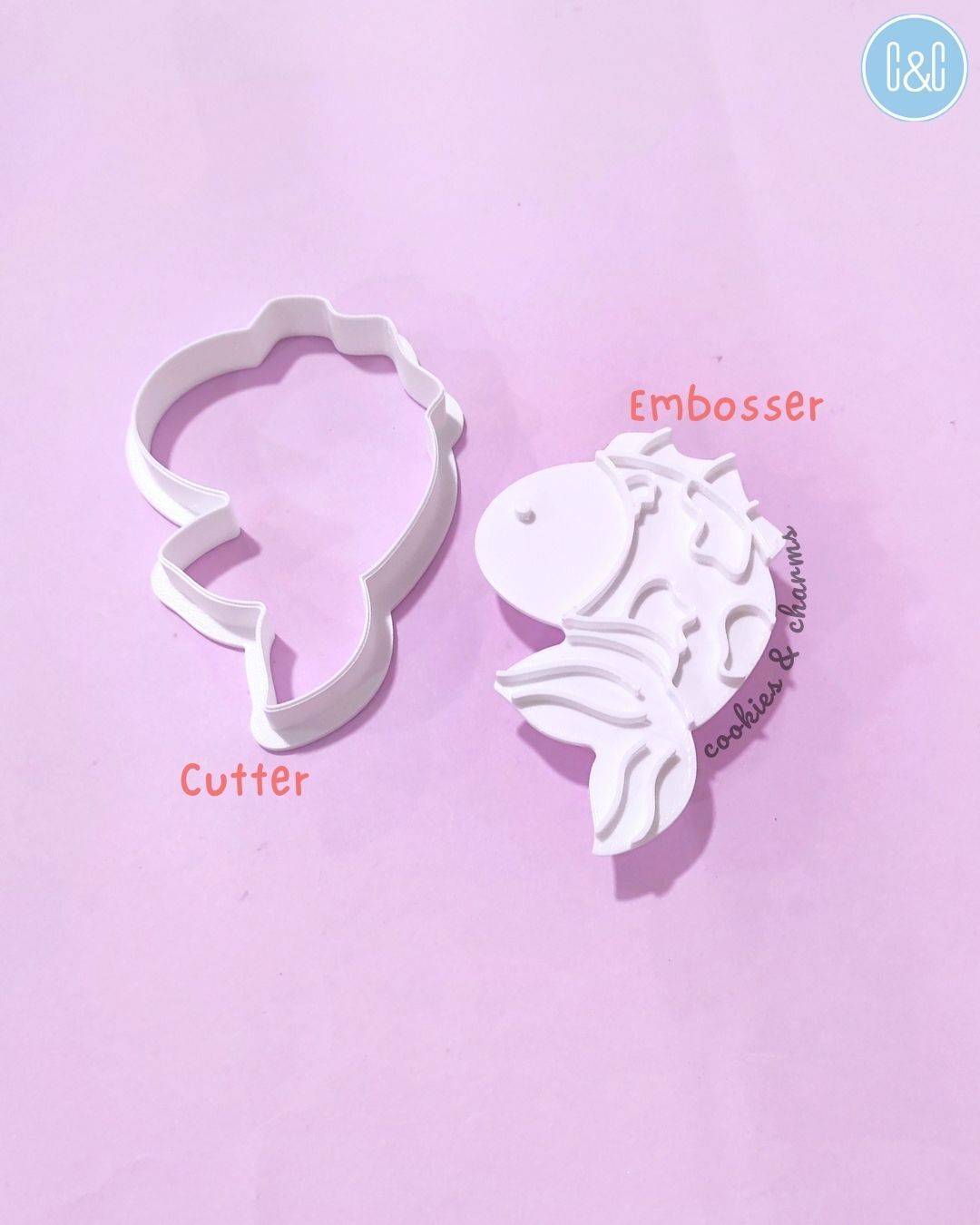 koi fish cutter embosser