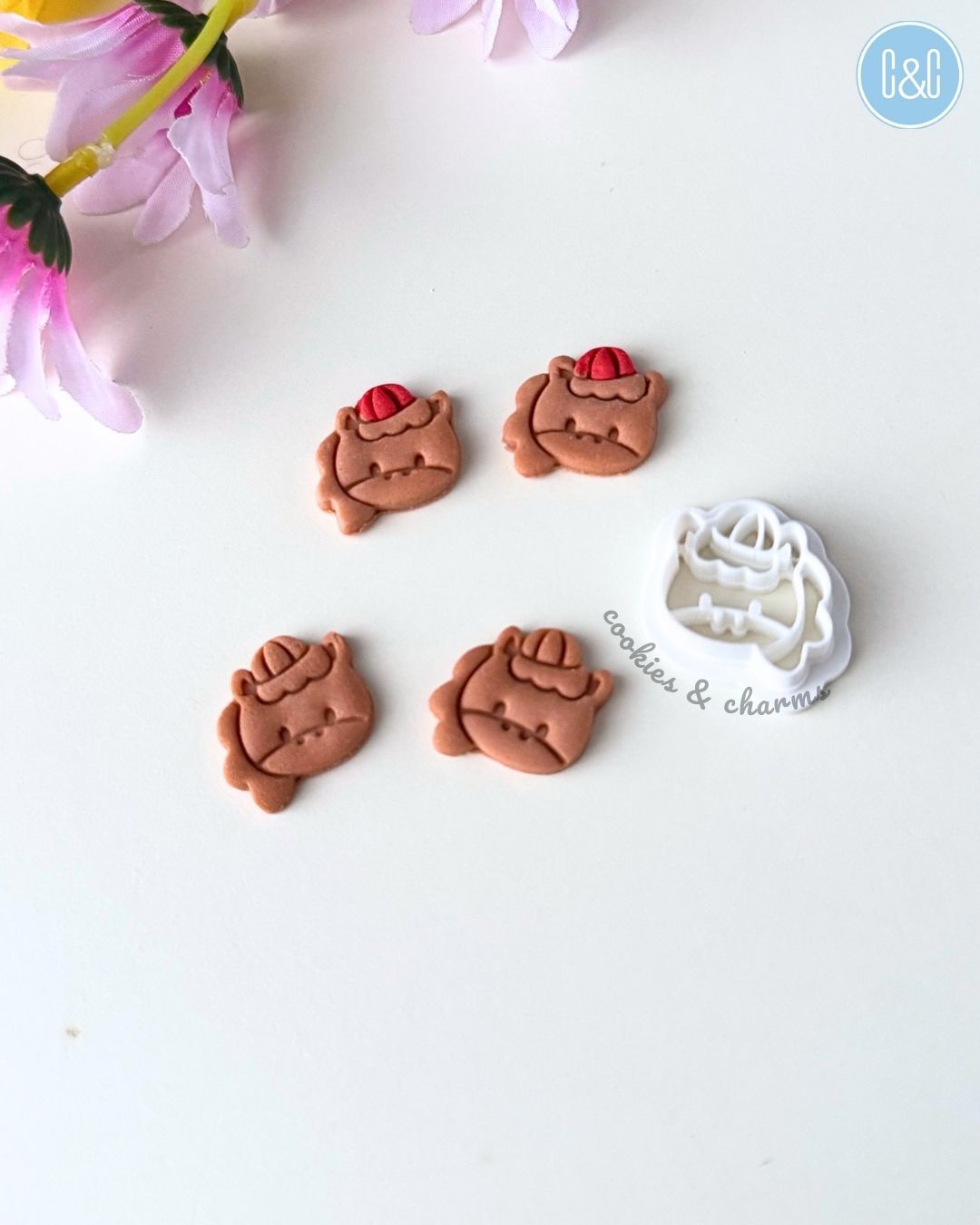 cny horse head clay cutter imprint (2)