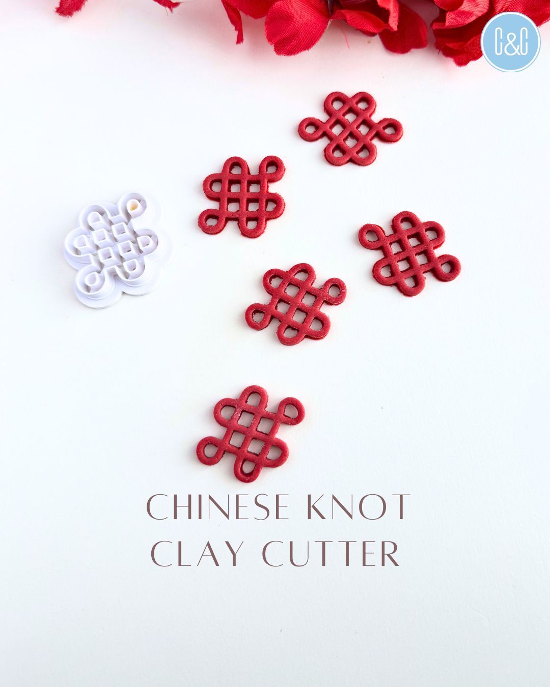 chinese knot clay cutter
