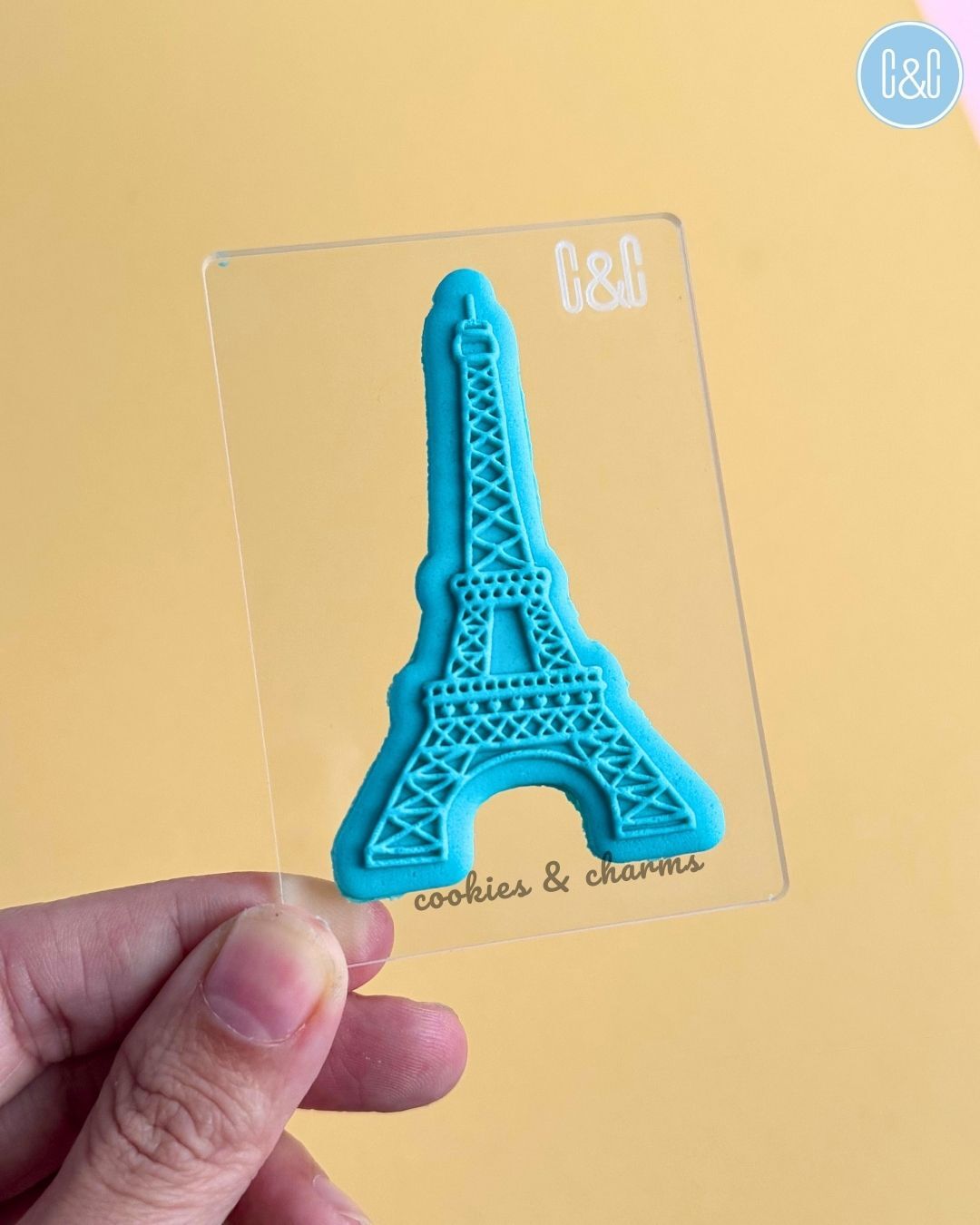 eiffel tower 3d pop embosser cutter