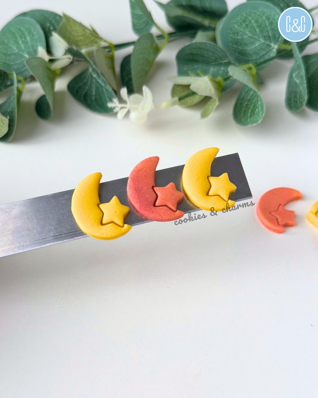 cresent moon star clay cutter imprint (2)