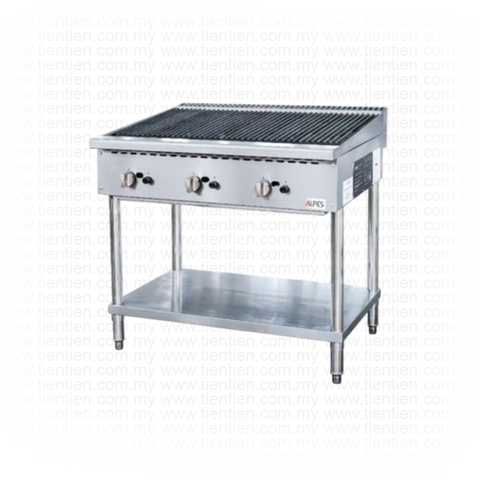 Malaysia-Commercial-Kitchen-Equipment-Alpes-Gas-Lava-Rock-Grill-GLR-36