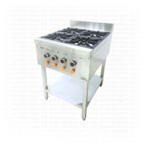 Malaysia-Commercial-Kitchen-Equipment-Alpes-Gas-High-Pressure-Open-Burner-HP4BFS