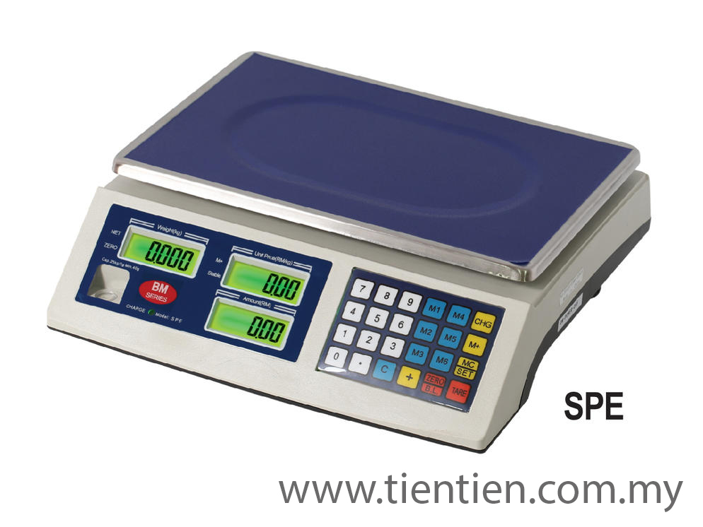 BM SERIES SPE WEIGHING SCALE 25KG