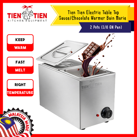 Malaysia-Commercial-Kitchen-Equipment-Tien-Tien-Electric-Table-Top-Sauce-Chocolate-Warmer-Bain-Marie-2-Pot-1