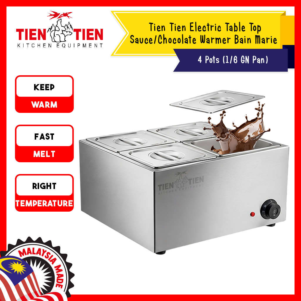 Malaysia-Commercial-Kitchen-Equipment-Tien-Tien-Electric-Table-Top-Sauce-Chocolate-Warmer-Bain-Marie-4-Pot-1