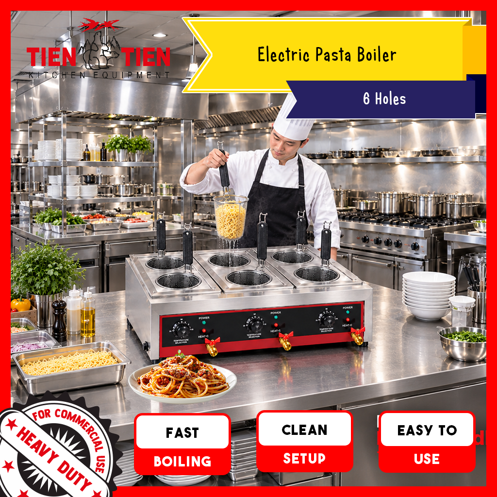 Malaysia-Commercial-Kitchen-Equipment-Electric-Pasta-Boiler-EH06-6-Holes-4