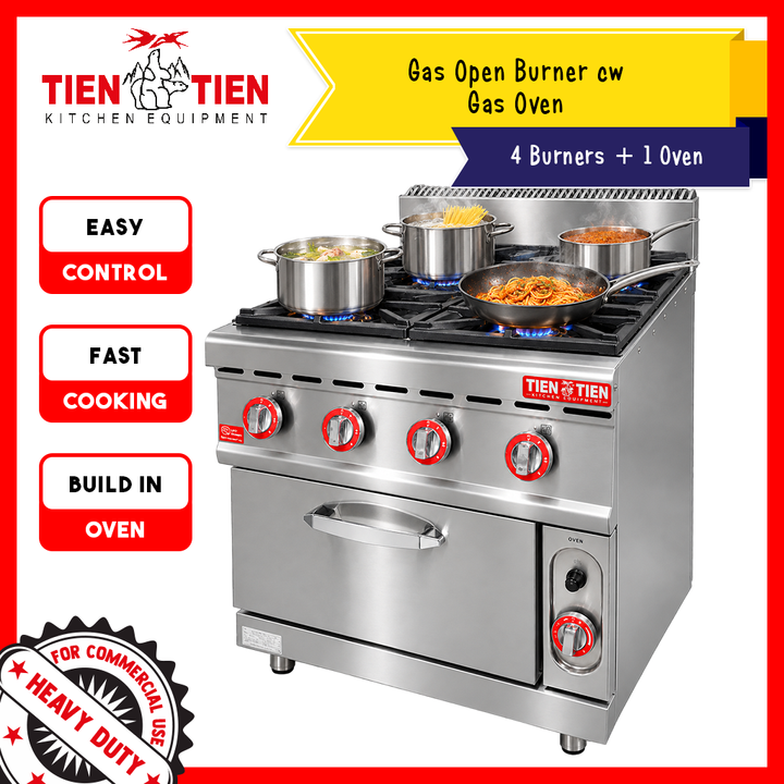 Malaysia-Commercial-Kitchen-Equipment-Gas-Open-Burner-cw-Gas-Oven-1