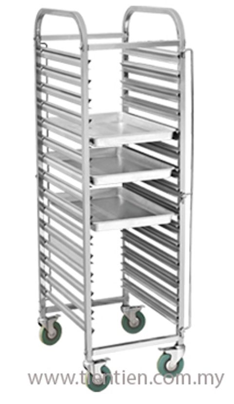 TIEN TIEN Stainless Steel Cooling Rack Trolley 15 layer ( BK006 ) SS/OT