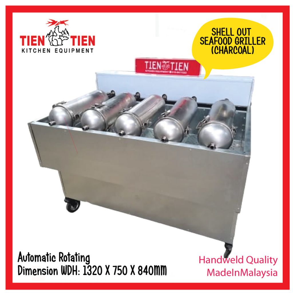 malaysia-shell-out-style-seafood-griller-charcoal-stainless-steel-apollo-rotiserrie-fish-machine-made-in-malaysia-tientien