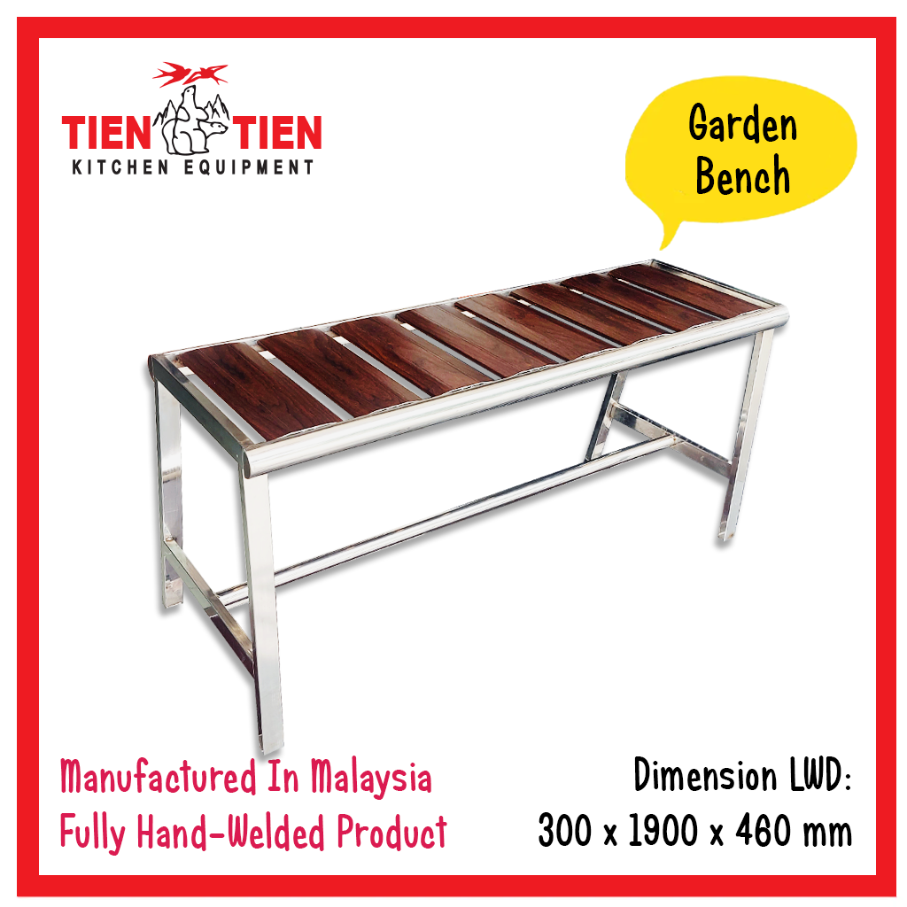 TIEN-TIEN-Stainless-Steel-Garden-Bench-SS-CH04