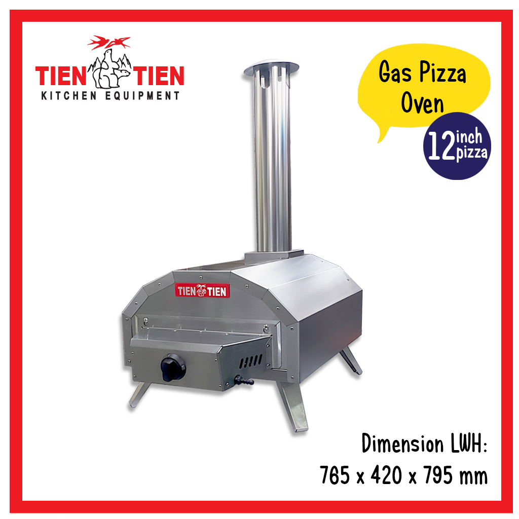 TIEN-TIEN-Stainless-Steel-Dome-Type -Gas-Pizza-Oven-3