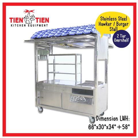 SS-OT17-TIEN-TIEN-Stainless-Steel-Hawker-Stall-cw-build-in-Burger-Stall-and-2-Tier-Overshelf-1