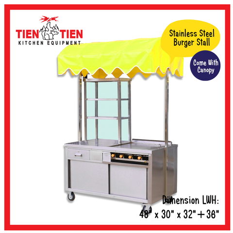 SS-BS03-TIEN-TIEN-Stainless-Steel-Burger-Stall-with-Canopy