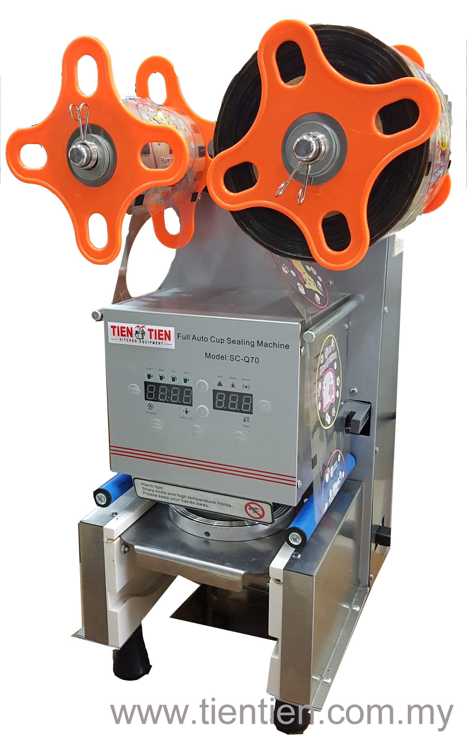 OT/CU02 FULLY AUTOMATIC CUP SEALER MACHINE STAINLESS STEEL BODY TTSCQ70SS