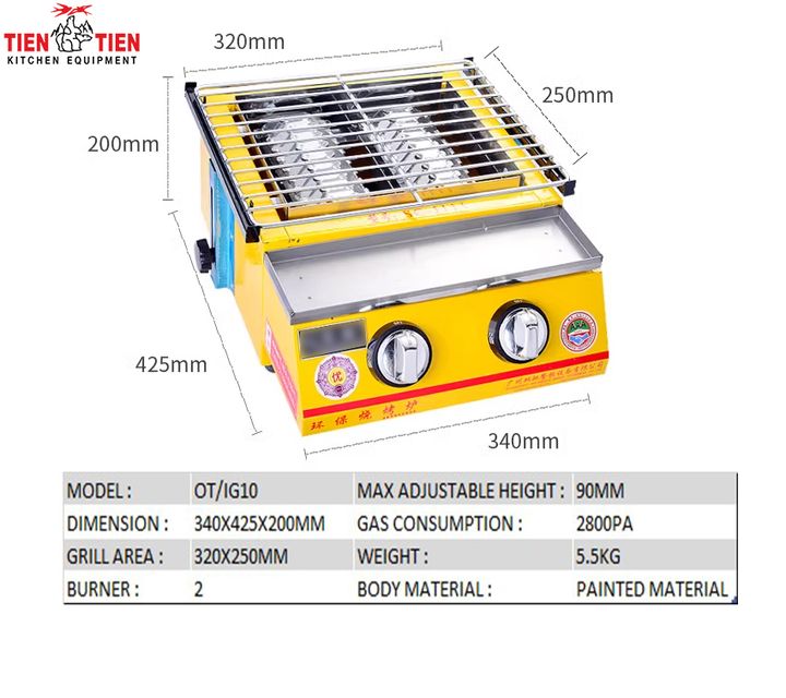 OTIG10-2BURNER-INFRARED