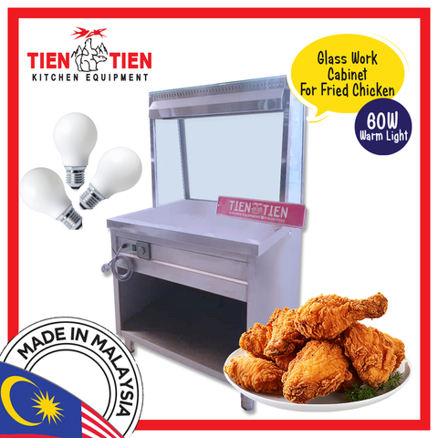 Glass-Work-Cabinet-For-Fried-Chicken-1