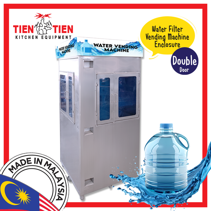 Double-Door-Water-Filter-Vending-Machine-Enclosure-1
