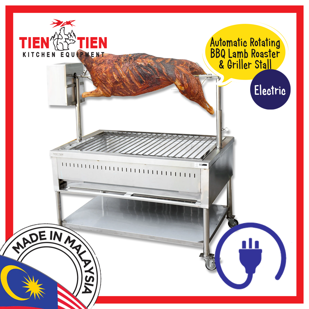 Stainless Steel Bbq Rotisserie Lamb TIEN TIEN In Stainless Steel
