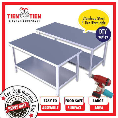 stainless-steel-heavy-duty-kitchen-equipment-malaysia-two-tier-worktable-diy-series-1