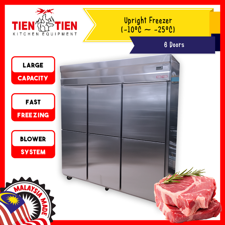Malaysia-Commercial-Kitchen-Equipment-Upright-Freezer-Blower-System-6-Doors-1