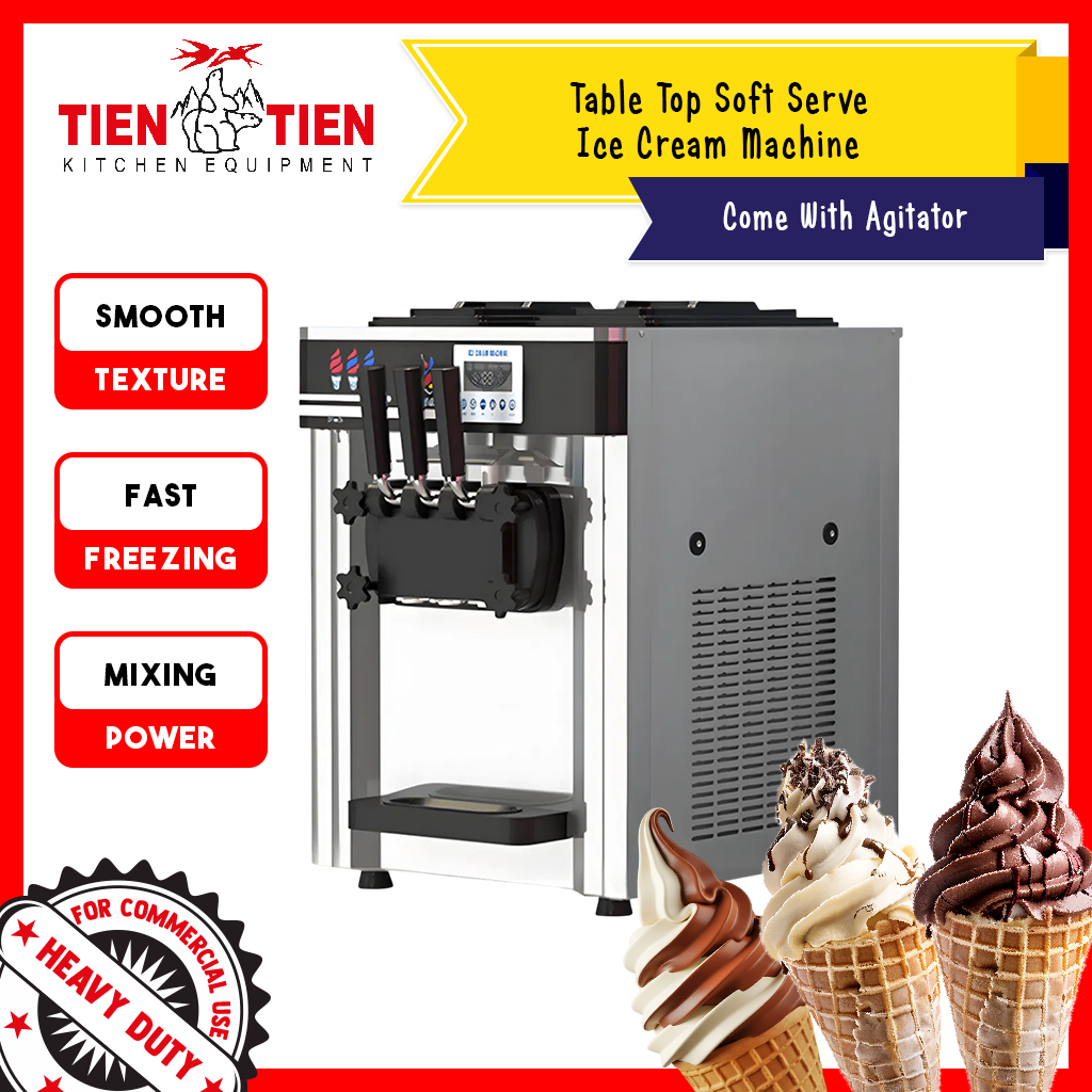 Malaysia-Commercial-Kitchen-Equipment-Table-Top-Soft-Serve-With-Agitator-1