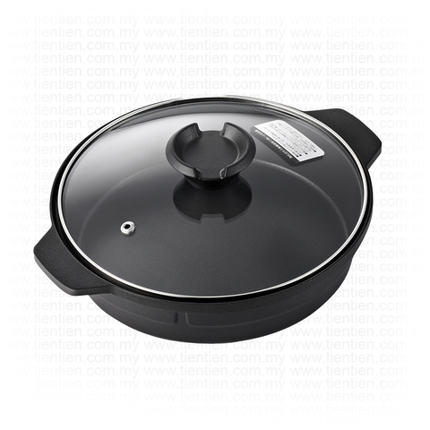 Malaysia-Commercial-Kitchen-Equipment-Iwatani-Cassette-Feu-Portable-Botane-Gas-Stove-Accessories-CB-A-MPJ-Jr-Multi-Pan-With-Glass-Lid-1
