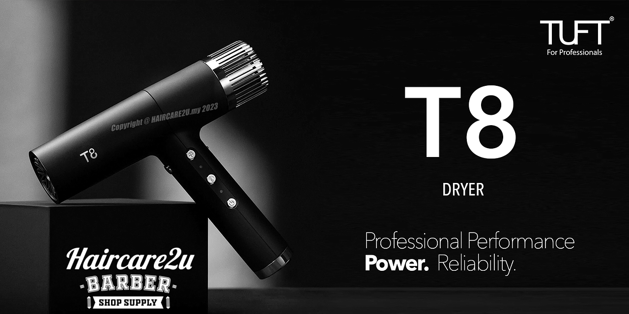 TUFT Pro T8 Ultra Strong Digital Compact Hair Dryer (1800W) Banner