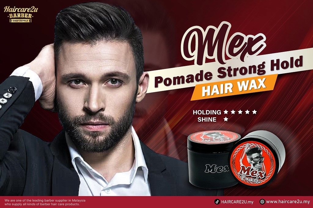 120ml MEX Pomade Strong Hold Hair Wax Banner