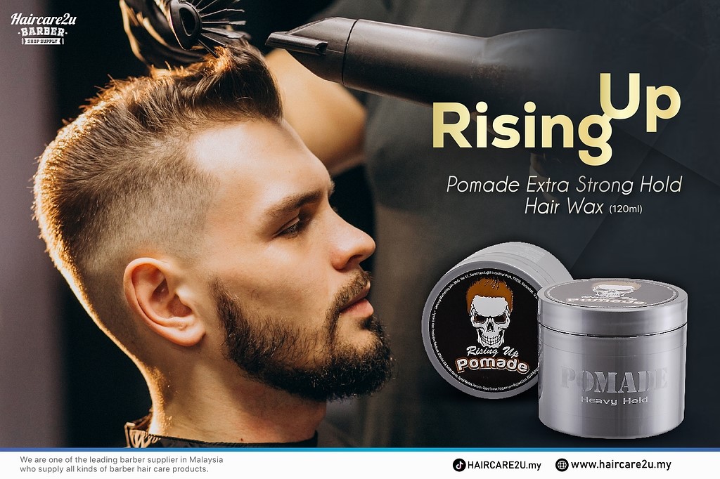 120ml Rising Up Pomade Extra Strong Hold Hair Wax Banner