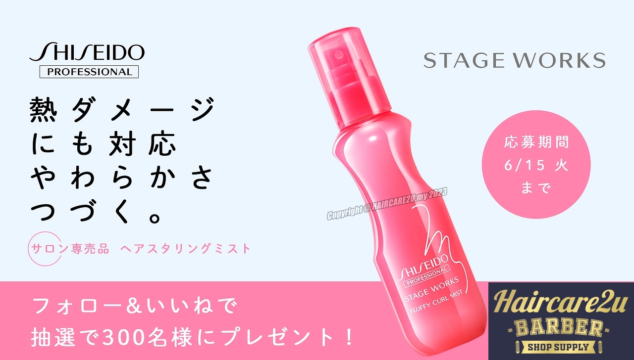 150ml Shiseido Stage Works Fluffy Curl Mist 6