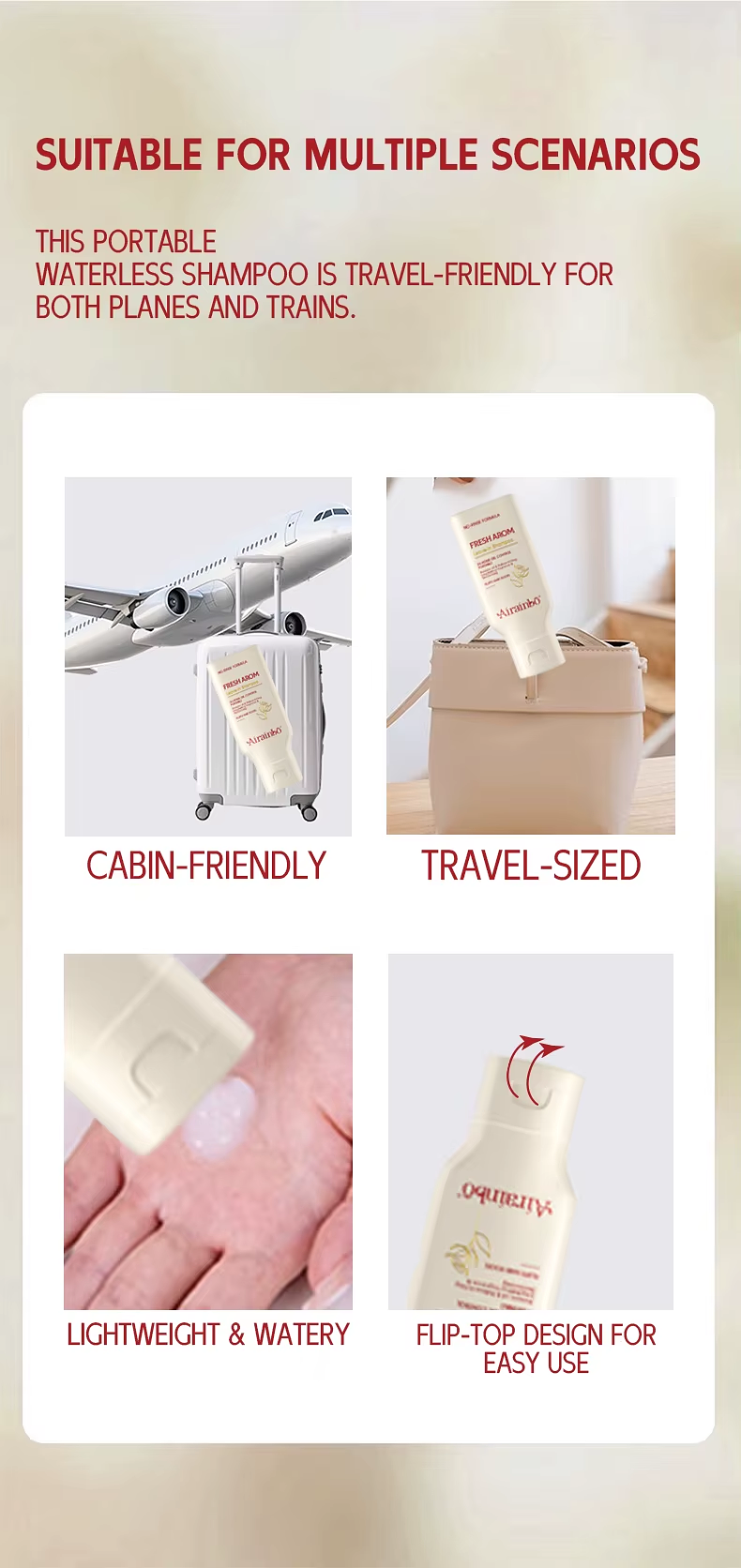 60ml Airainbo Fresh Arom Leave-in Shampoo 8