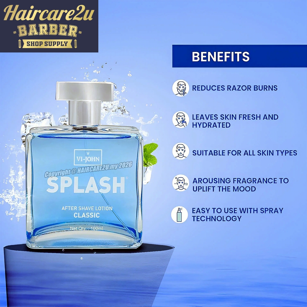 100ml VI-JOHN Splash After Shave Lotion Classic 4