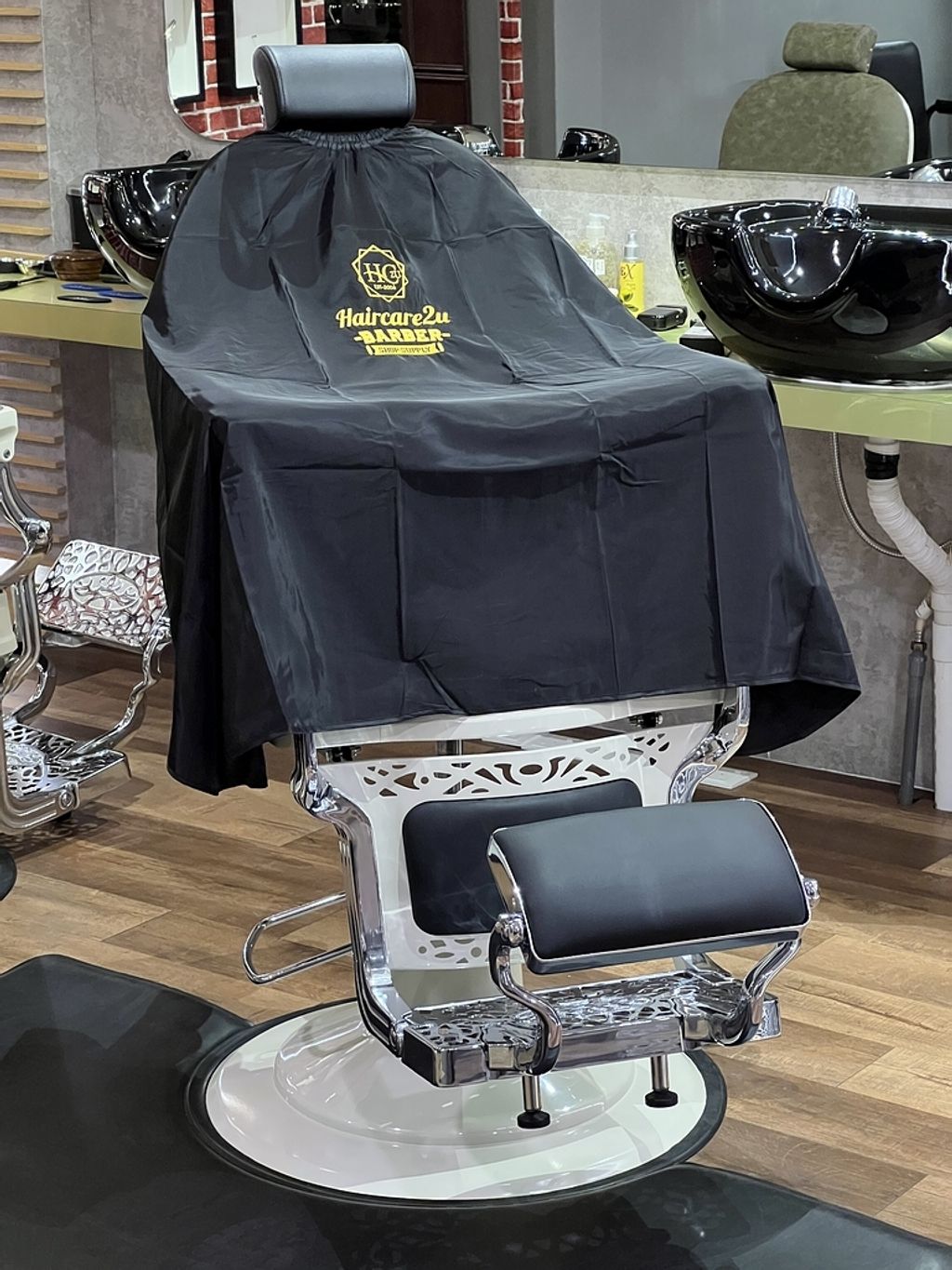 Haircare2u 5 Star Embroidery Barber Salon Cutting Cape