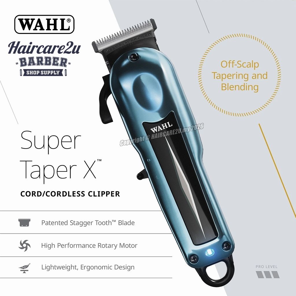 Wahl Super Taper X Cord Cordless Hair Clipper #3026474