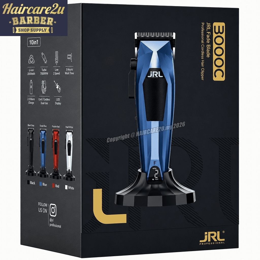 JRL 3000C Fade Blade Professional Hair Clipper #3000CD-F (Blue) 4