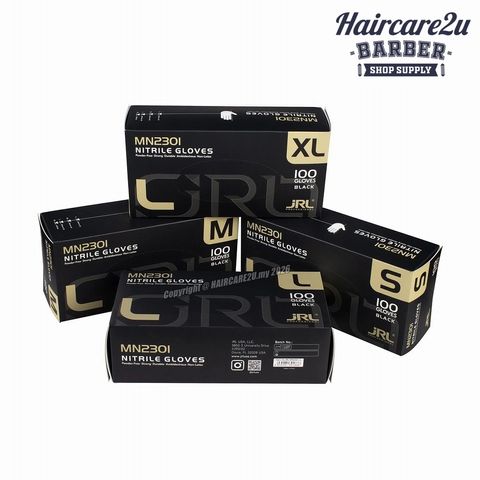 JRL Professional Nitrile Gloves Black 100 Pcs #JRL-MN2301
