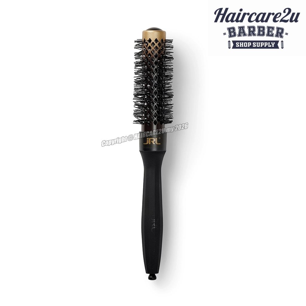 JRL Professional Straight & Wavy Ionic Mixed Bristle Round Brush (25mm)