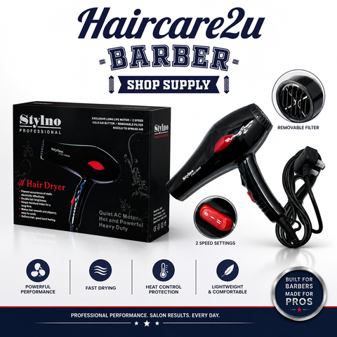 Stylno PRO2800 Professional Hair Dryer (FREE Diffuser)