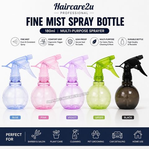 180ml Haircare2u #057 Professional Fine Mist Spray Bottle