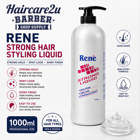 1000ml Rene Strong Hair Styling Liquid