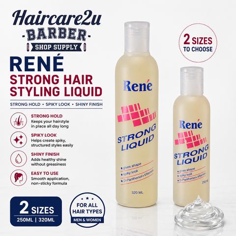 250ml & 320ml Rene Strong Hair Styling Liquid