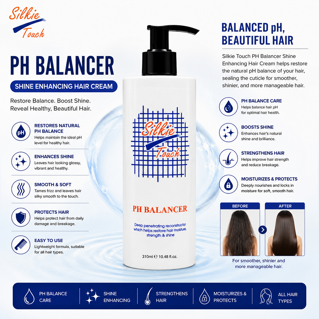 310ml Silkie Touch PH Balancer Shine Enhancing Hair Cream