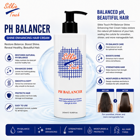 310ml Silkie Touch PH Balancer Shine Enhancing Hair Cream