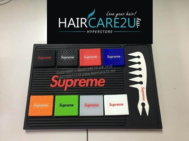 Supreme Professional Anti Slip Station Small Barber Mat Black.jpg