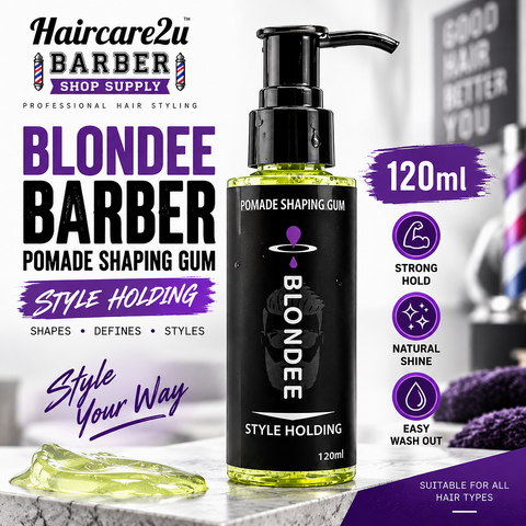 120ml Blondee Barber Hair Liquid Pomade Shaping Gum 3