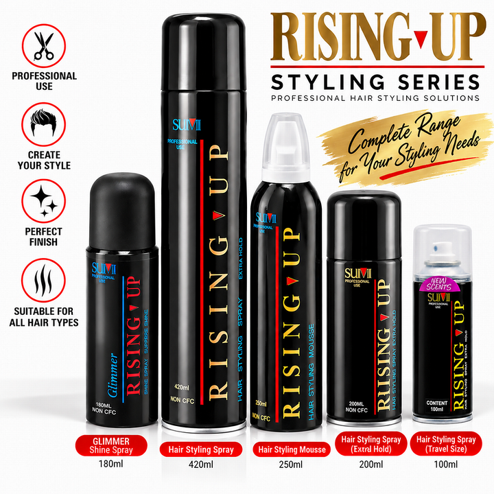 420ml Rising Up Professional Extra Hold Hair Styling Spray 5