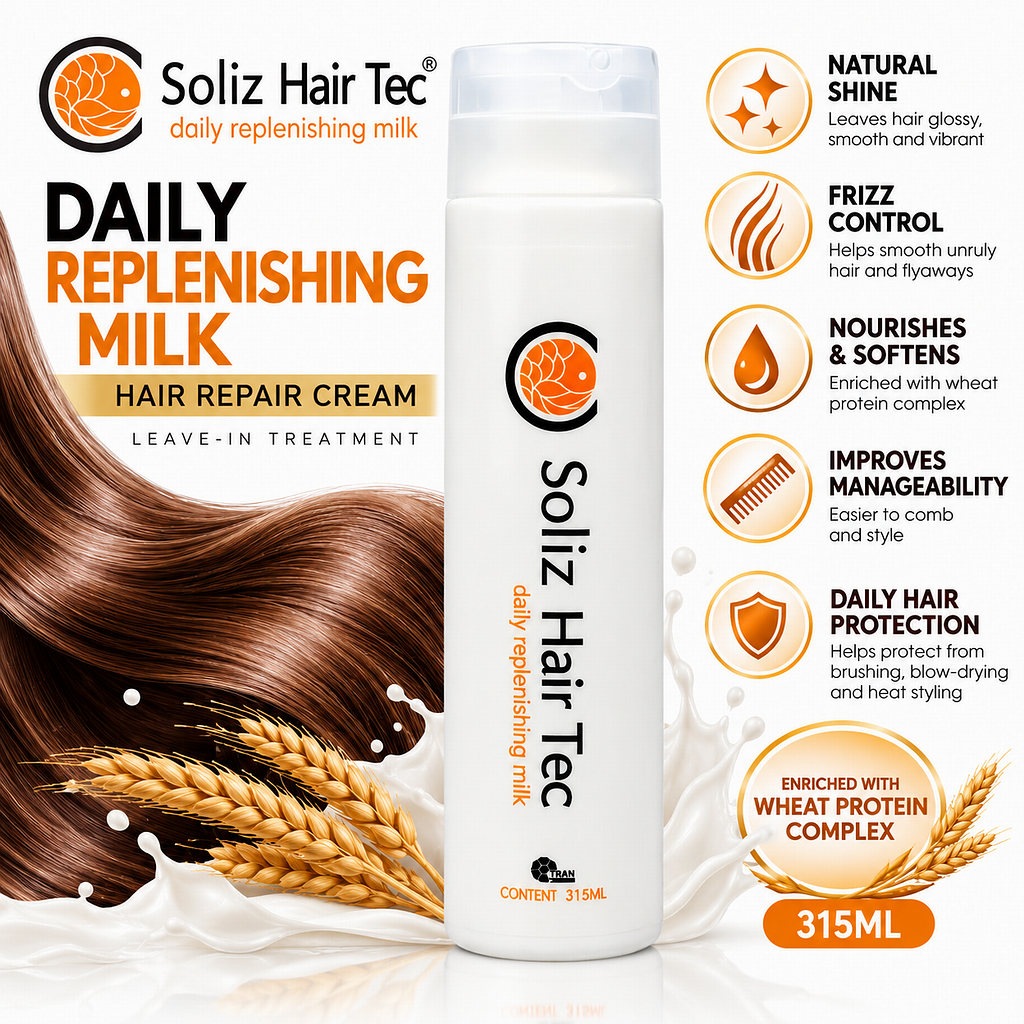 Daily Replenishing Milk Hair Care Ad